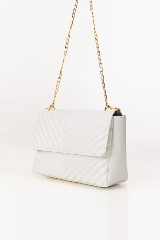 White Shoulder Bag Ladies hand bags StyleGuru 